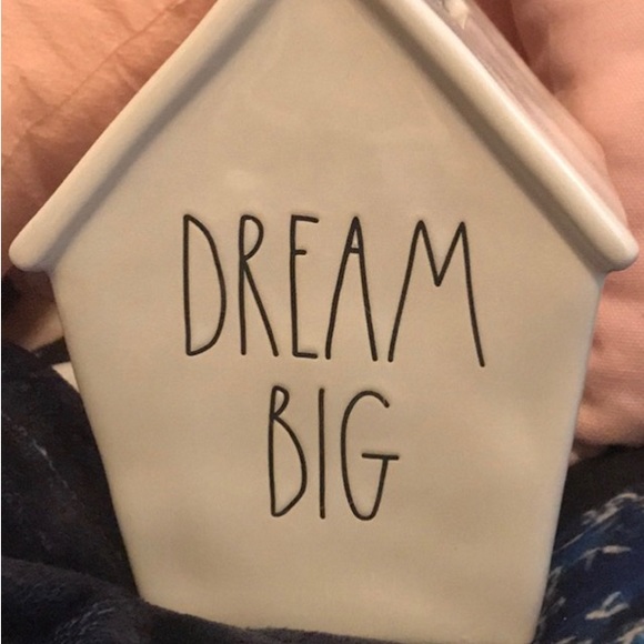 Rae Dunn Other - Rae Dunn Bank full size DREAM BIG Birdhouse bank